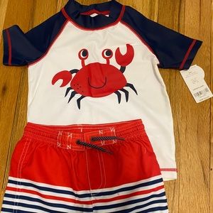 Brand New: Carter’s swim top and bottom 24m